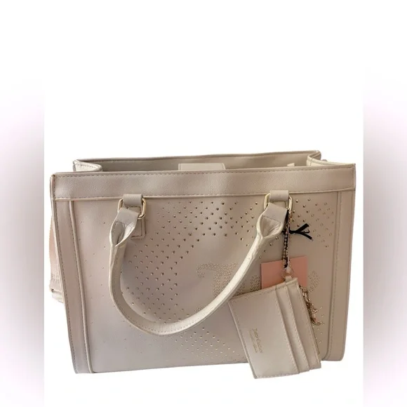 NWT Juicy Couture Lovely Day Tote with Card Holder Elegant - Picture 2 of 13